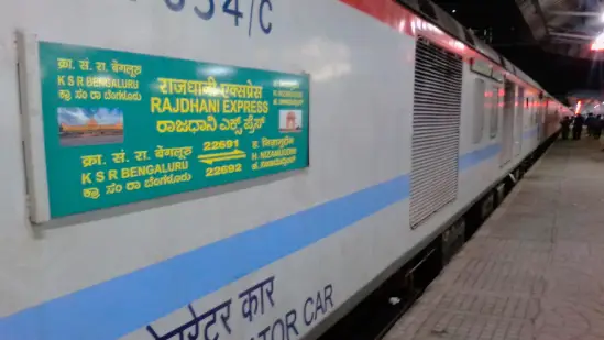 Bangalore Rajdhani Express is the highest-grossing train in India