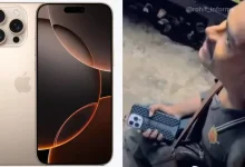 viral video of beggar with iPhone 16 Pro Max