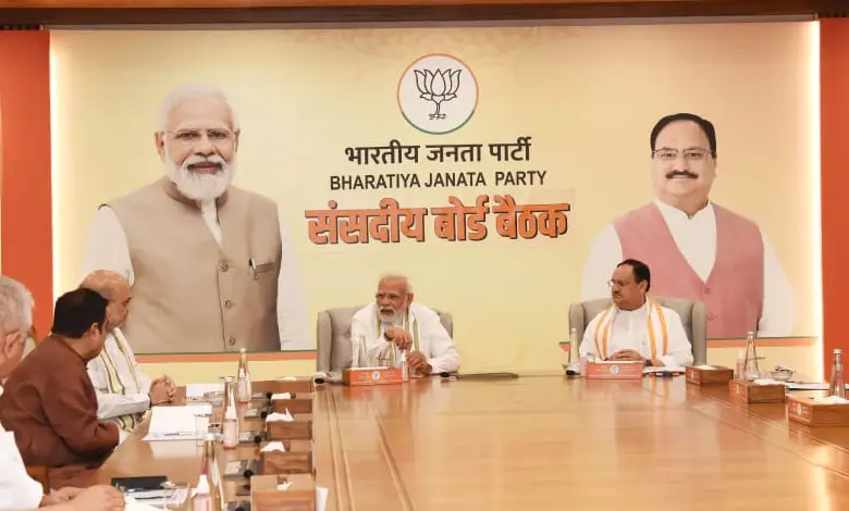 BJP Parliamentary Board meeting in progress