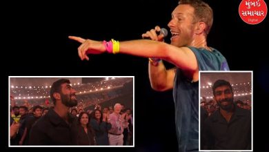 jasprit bumrah makes surprise entry at coldplay concert with chris martin