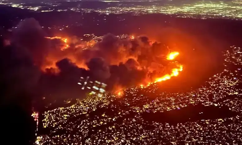 California wildfires national guard called in as LA battles wildfire