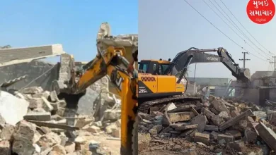 Bulldozer turns on illegal encroachments in Bet Dwarka, watch VIDEO