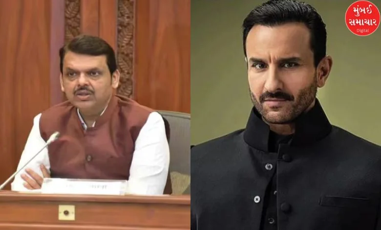 SaifAliKhan Attack: Fadnavis makes a big statement on the issue of the statement that 'Mumbai' is not safe'