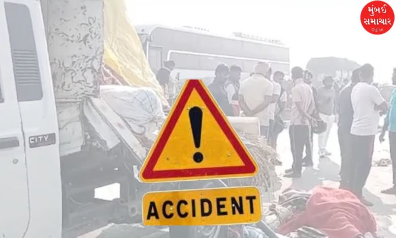 ghazipur road accident mahakumbh devotees killed