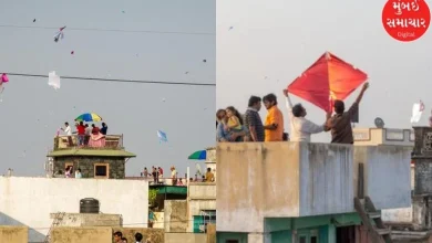 The whole of Gujarat may be standing on its rooftops holding a kite, but if there is kite flying in this village...