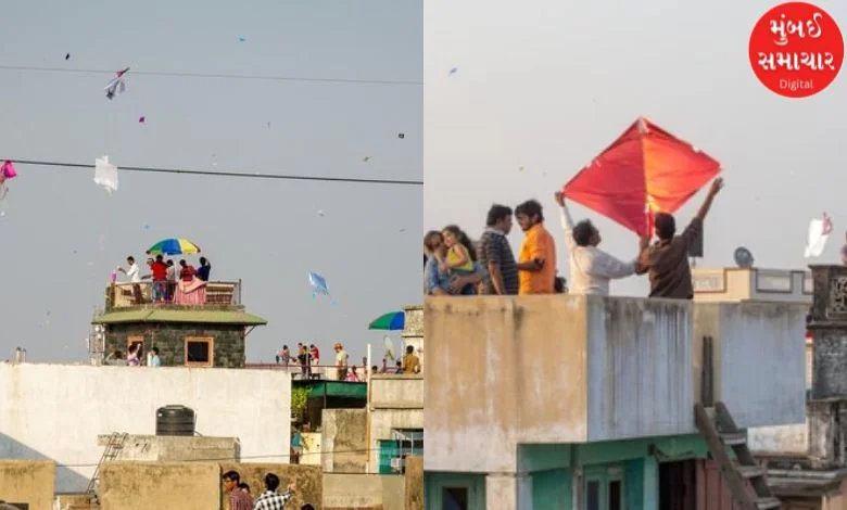 The whole of Gujarat may be standing on its rooftops holding a kite, but if there is kite flying in this village...