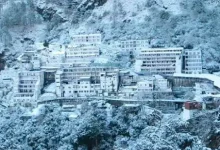 mata vaishno devi temple snowfall