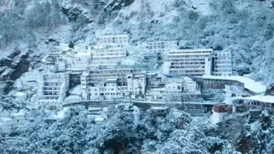 mata vaishno devi temple snowfall