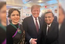 Mukesh and Neeta Ambani at Trump's candlelight dinner