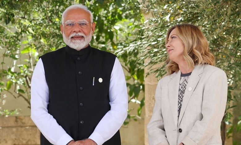 What did PM Modi say about Meloni for the first time?