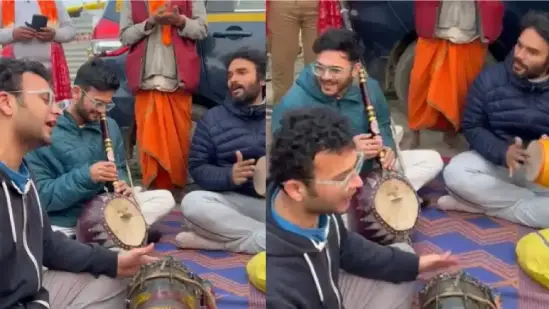 PM Modi's nephew sings bhajans at Kumbh Mela