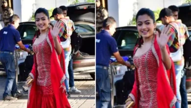 Rashmika, looking like a bride in red shoes, limped onto the stage, but fans liked Vicky, why?