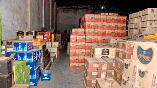 Stolen government liquor from Daman godown sold in Gujarat