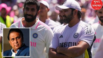 Sunil Gavaskar responds to Rohit Sharma's comment in a cricketing discussion.