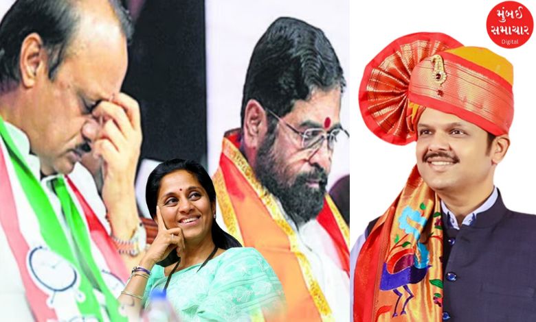 Supriya Sule's statement praises Fadnavis and criticizes Pawar and Shinde