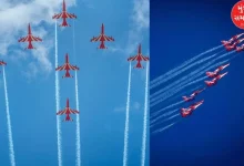 Amazing...! Breathtaking feats of Indian Air Force's Surya Kiran team in Jamnagar, watch video