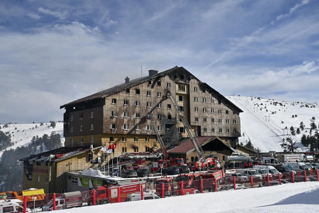 Turkey ski resort hotel fire