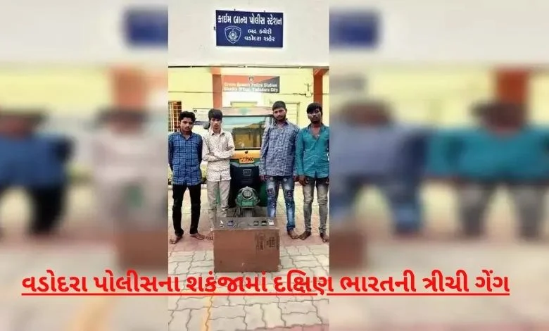 Vadodara Police arrest 12 thieves from a notorious gang of South India, solve 25 crimes