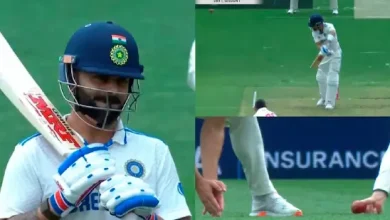 Virat Kohli caught behind the wicket