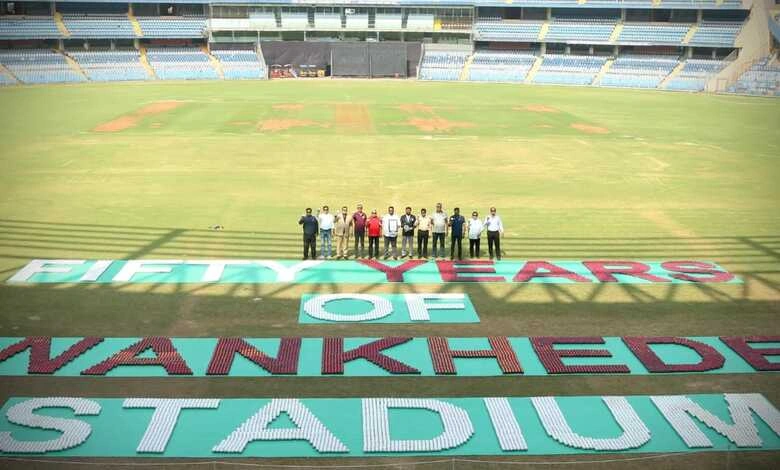 Golden Jubilee message made with 14,505 cricket balls, Wankhede enters Guinness Book