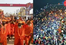 Mahakumbh: 13 akhadas will bid farewell from today, they have started taking down their flags