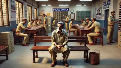 A Mumbai police station has become the home of a Pakistani citizen