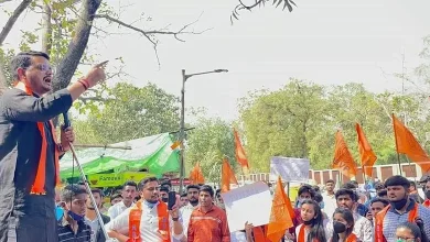 ABVP protest across gujarat