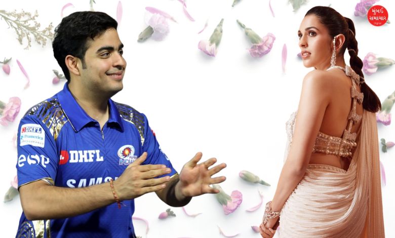 Akash Ambani viral photo with mystery woman