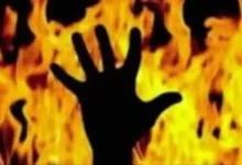 Attempt to burn wife to death due to domestic dispute Husband arrested