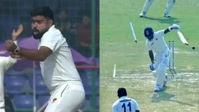 Himanshu Sangwan, a railway ticket collector who has taken star batter's wickets