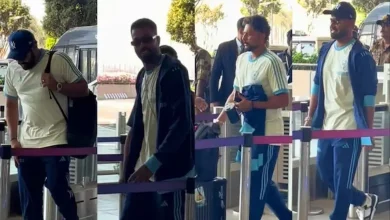 Indian cricketers leaves for Dubai from Mumbai for champions trophy