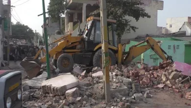 Mega demolition on Morbi Road in Rajkot