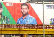 Rohit Sharma's posters in Pakistan before Champions Trophy