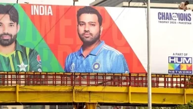 Rohit Sharma's posters in Pakistan before Champions Trophy