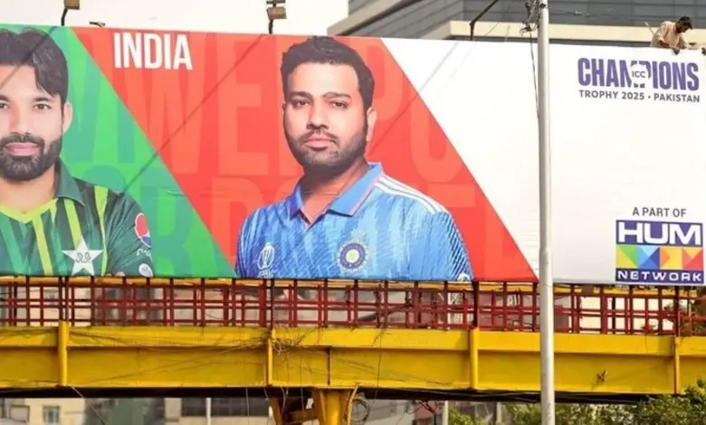 Rohit Sharma's posters in Pakistan before Champions Trophy