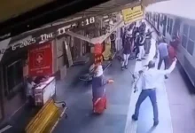 Woman Constable Saves Passenger Dragged by Train, Video Goes Viral