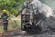 Bus-truck collision in Brazil kills 12 university students, injures 21