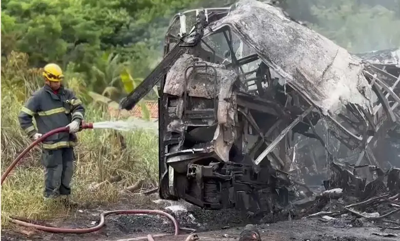 Bus-truck collision in Brazil kills 12 university students, injures 21