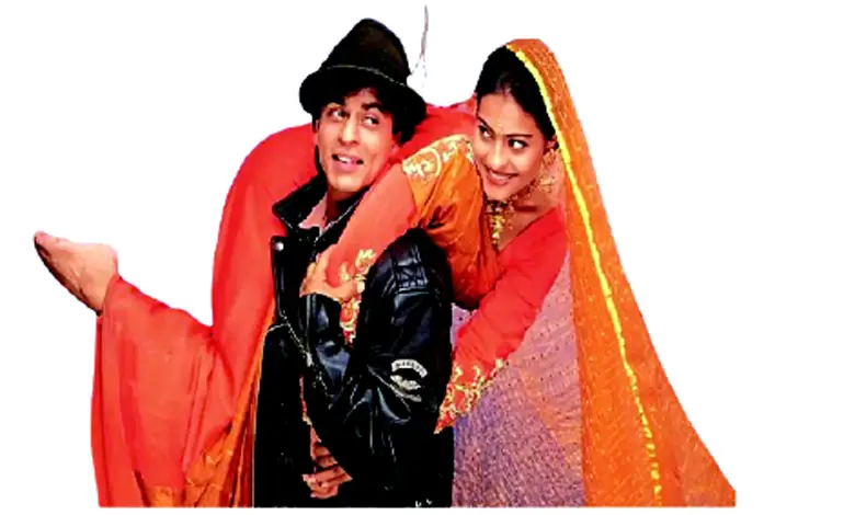 "A scene from Dilwale Dulhania Le Jayenge, highlighting its iconic romance."