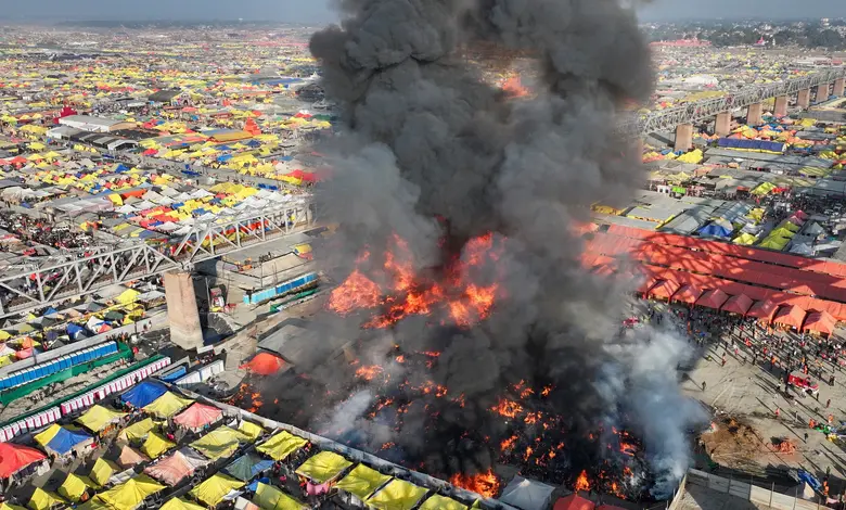 fire-incident-in-mahakumbh-mela