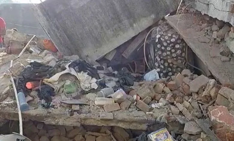 3 people crushed as building collapses during renovation in Gondal