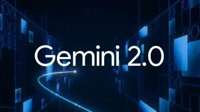 Google Gemini 2.0 official launch event display with modern technology highlights.