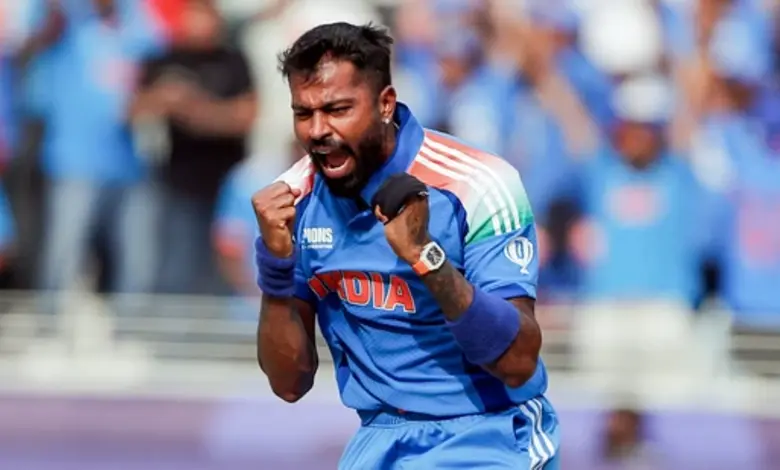 Who gave Hardik Pandya a flying kiss during this ongoing match...