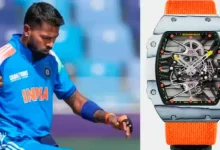 hardik pandya wears 15 crore watch during india vs pak match