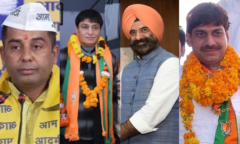 In Delhi Election, some leaders scored a hat-trick, while some won four times, 32 out of 70 new faces