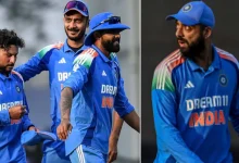 Indian spin bowler bowling on Dubai pitch in Champions Trophy