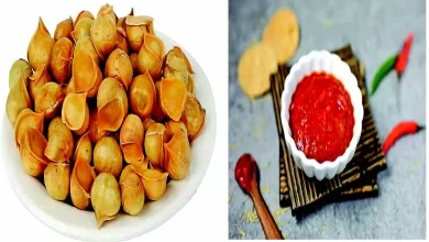 "Kashmiri garlic compared to cashews and almonds for its health benefits."