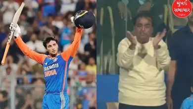 Viral Video: This naughty batsman forced Mukesh Ambani to get up from his seat...