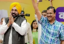 Arvind Kejriwal and Punjab CM Bhagwant Mann engaged in a tense political meeting amid regional developments.