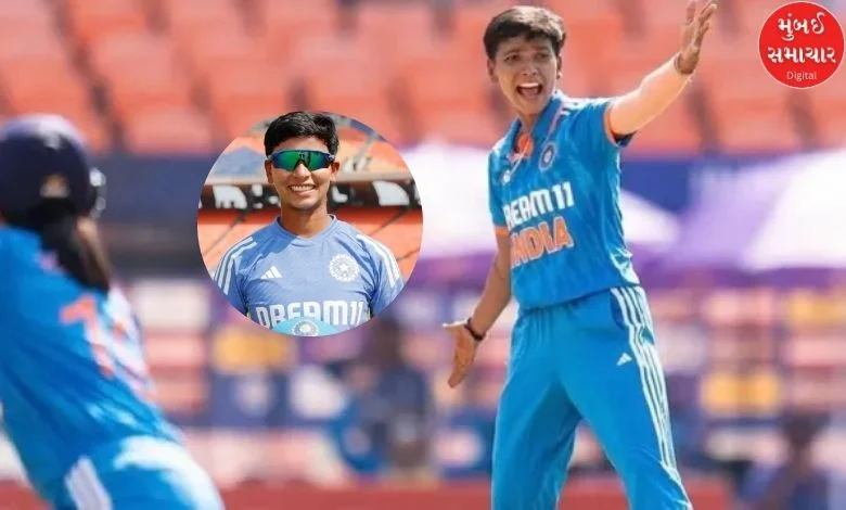 Spinner Priya Mishra's maiden WPL win: Gave Gujarat victory